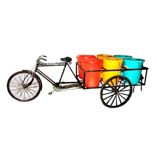 Complete Garbage Rickshaw